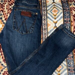 Wrangler Men's Slim Straight Jeans - Indigo